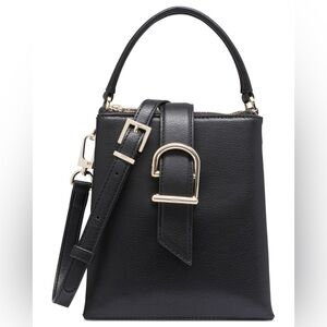 DKNY Deena Top Handle Mini Crossbody Handbag in Black
